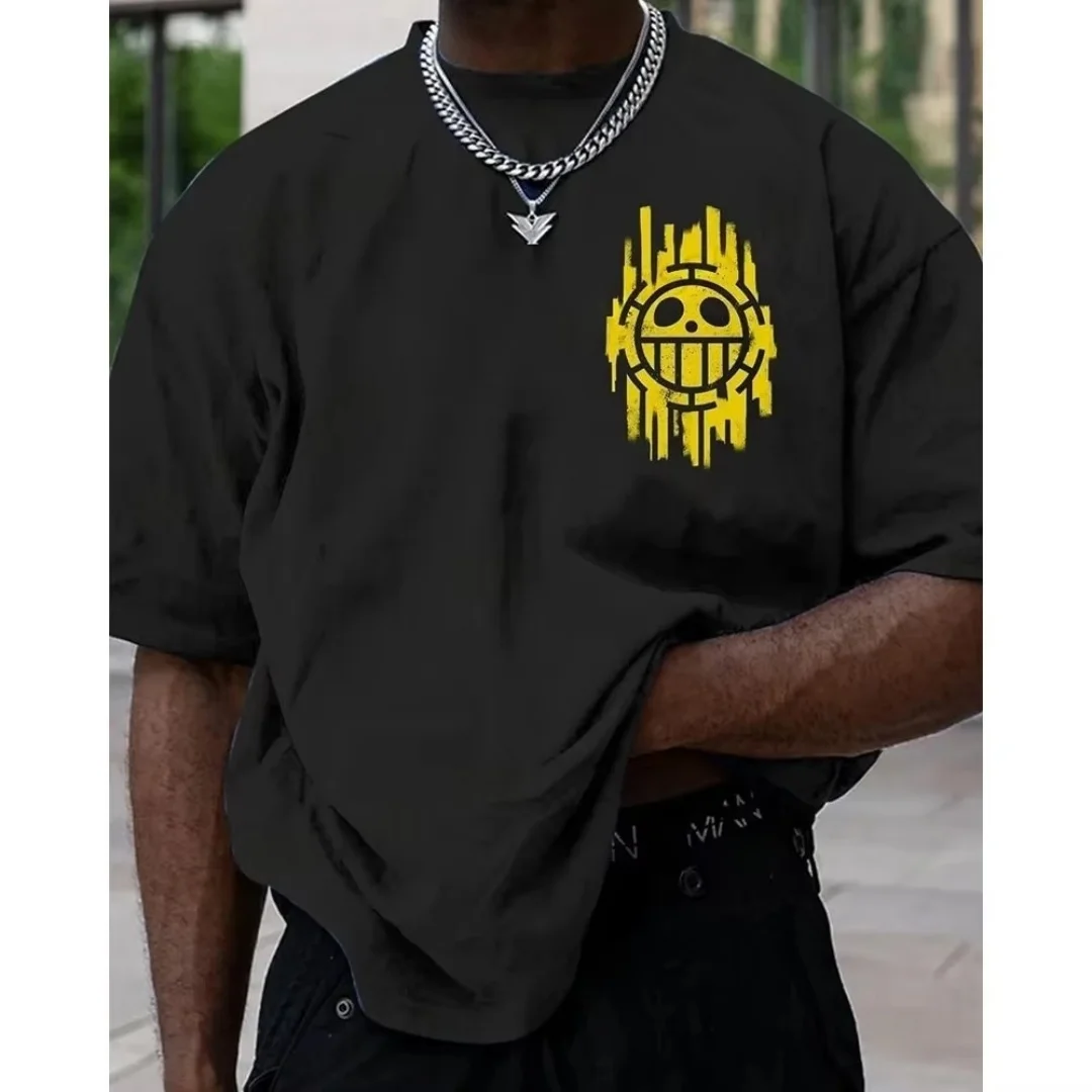 Camiseta de una pieza para hombre, camiseta Killer de verano y otoño, Anime japonés para niño, traje Retro holgado de manga corta para padres e hijos