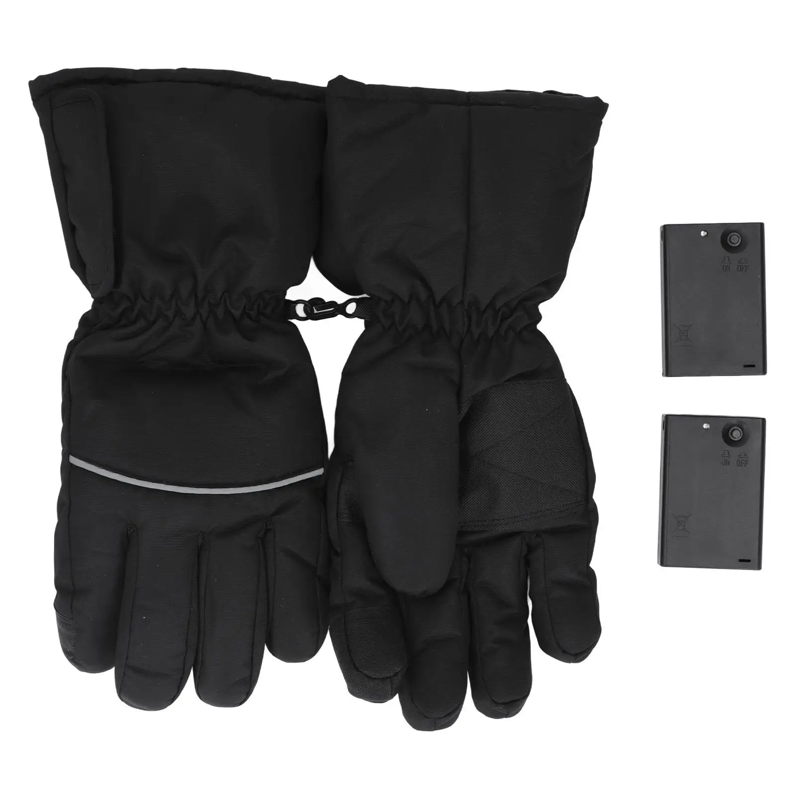 

Windproof Heated Gloves with 4.5V Battery - Thermal Insulated Polyester for camping & Outdoor Activities