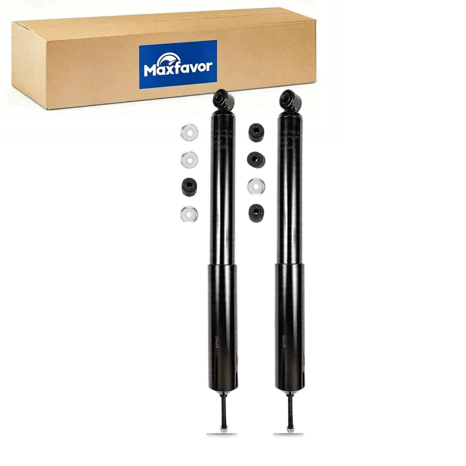 Maxfavor 2 Pieces Rear Shock Absorbers and Struts Complete Assembly Compatible with Toyota Tundra 2000-2006, Replaces 37239
