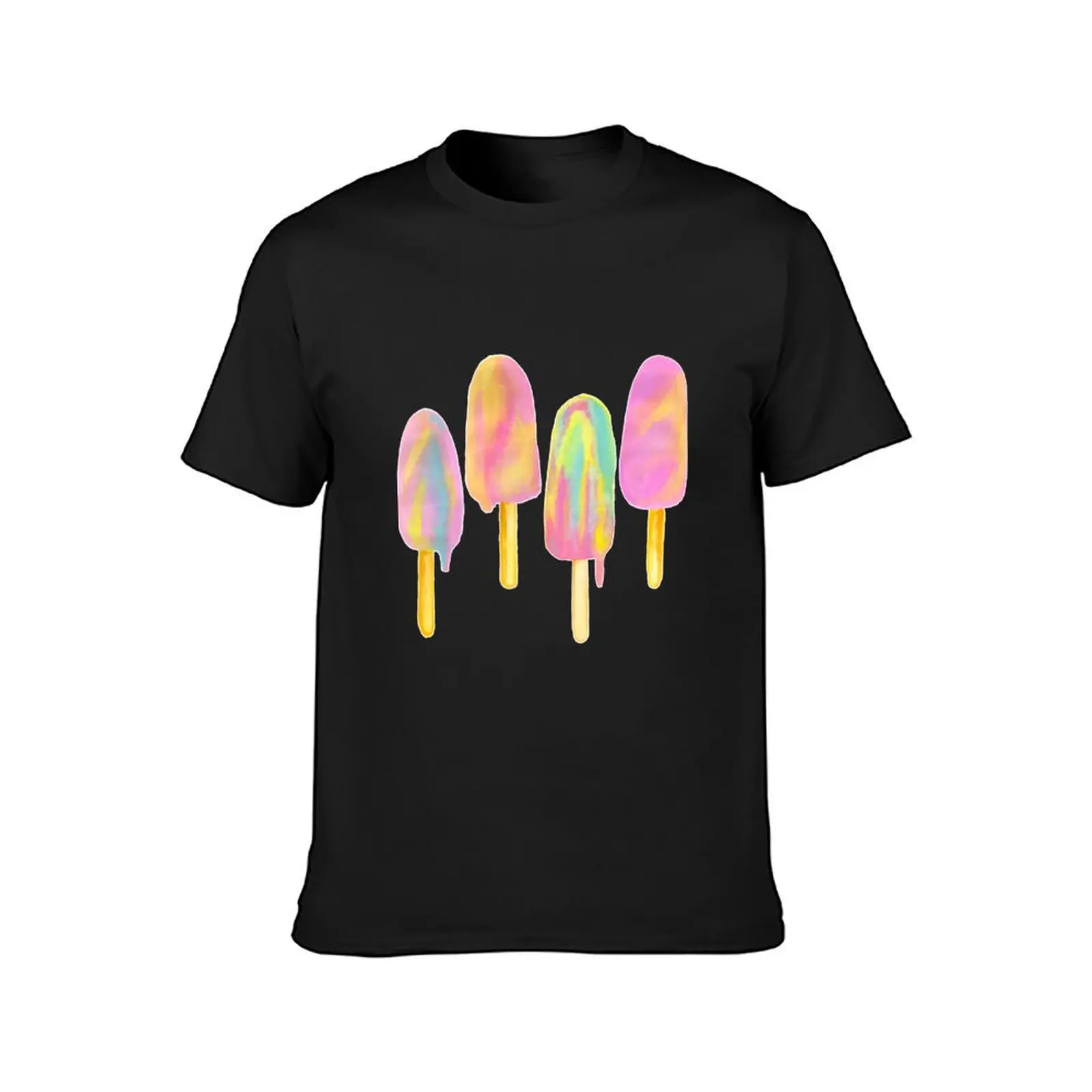 Rainbow Paddlepop Icecream T-Shirt new edition plain summer tops mens t shirt