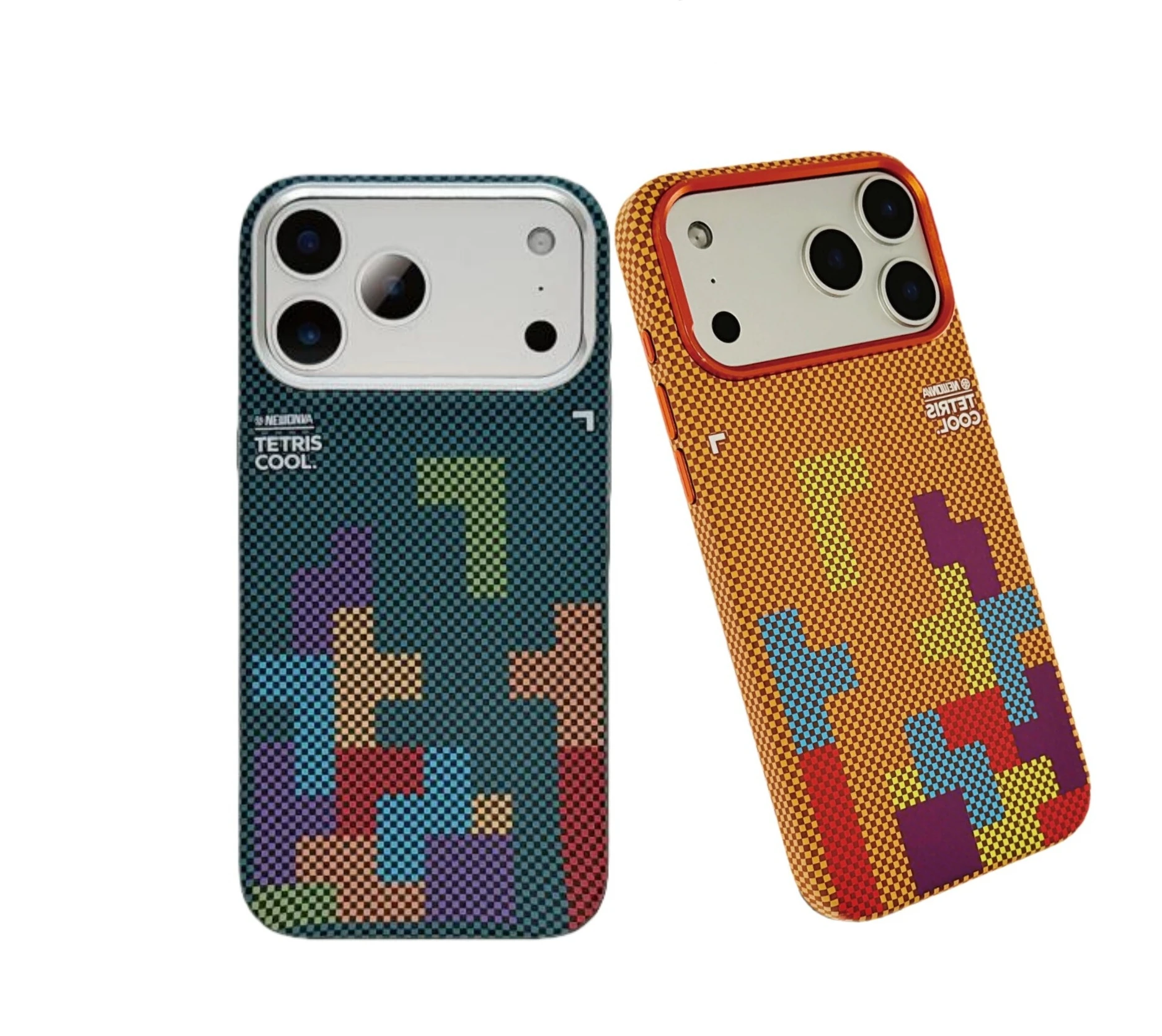 For iPhone 17 16 15 14 Pro Max Ultra Thin Carbon Fiber Relief Texture For MagSafe Case Wireless Charging Alloy Lens Hard Cover view 3