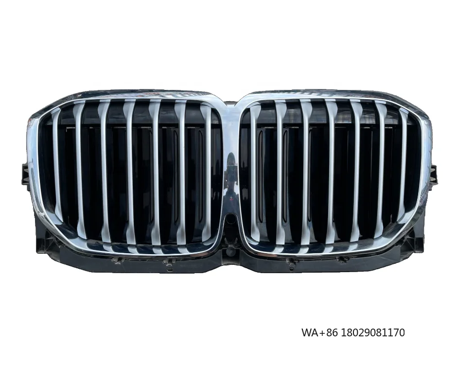 

New Hot-selling X7LCIG07 Automatic Medium Grid air Intake Grille Electric Black Chrome Camera Reflective Silver For