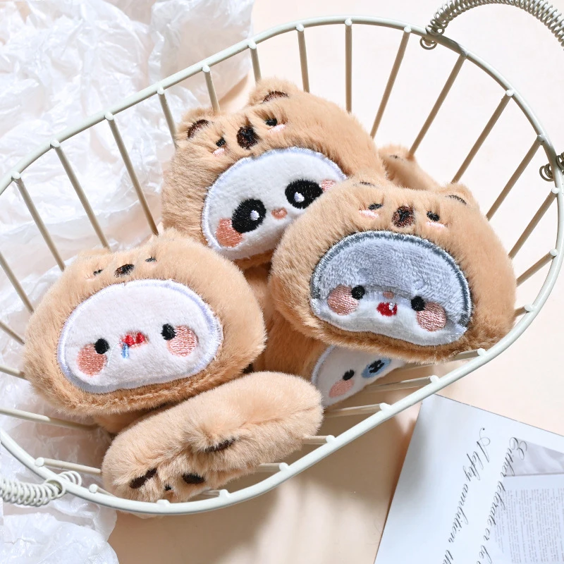 Cartoon Kawaii Plush Capybara Animals DIY Accessories Material Lovely Funny Doll Decorations For Handmade Hair Accessories