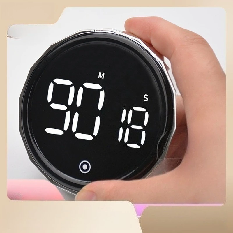 Timer Putar Elektronik Alarm Dapur Stopwatch Multifungsi Penghitung Waktu Mundur Perangkat Penjaga Timer