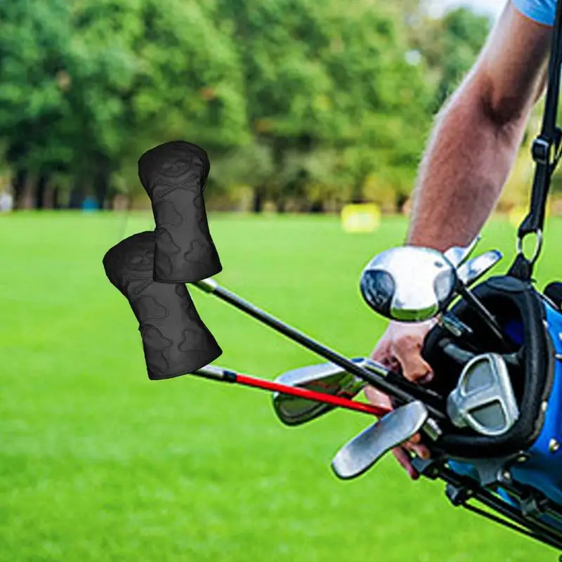 

Golf Driver Head Cover Skull Golf Club Head Cover Golf Head Covers For Golf Clubs Portable Golf Accessories