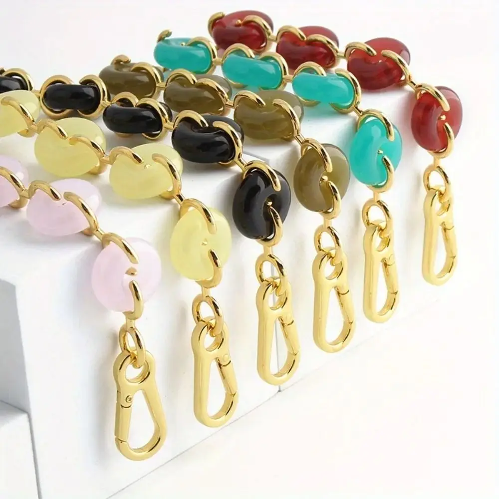 دونات سلسلة حقيبة استبدال حزام الكتف الراتنج حقيبة معدنية حزام الكتف أكياس موسع حقيبة متعددة الوظائف سلسلة الزخرفية