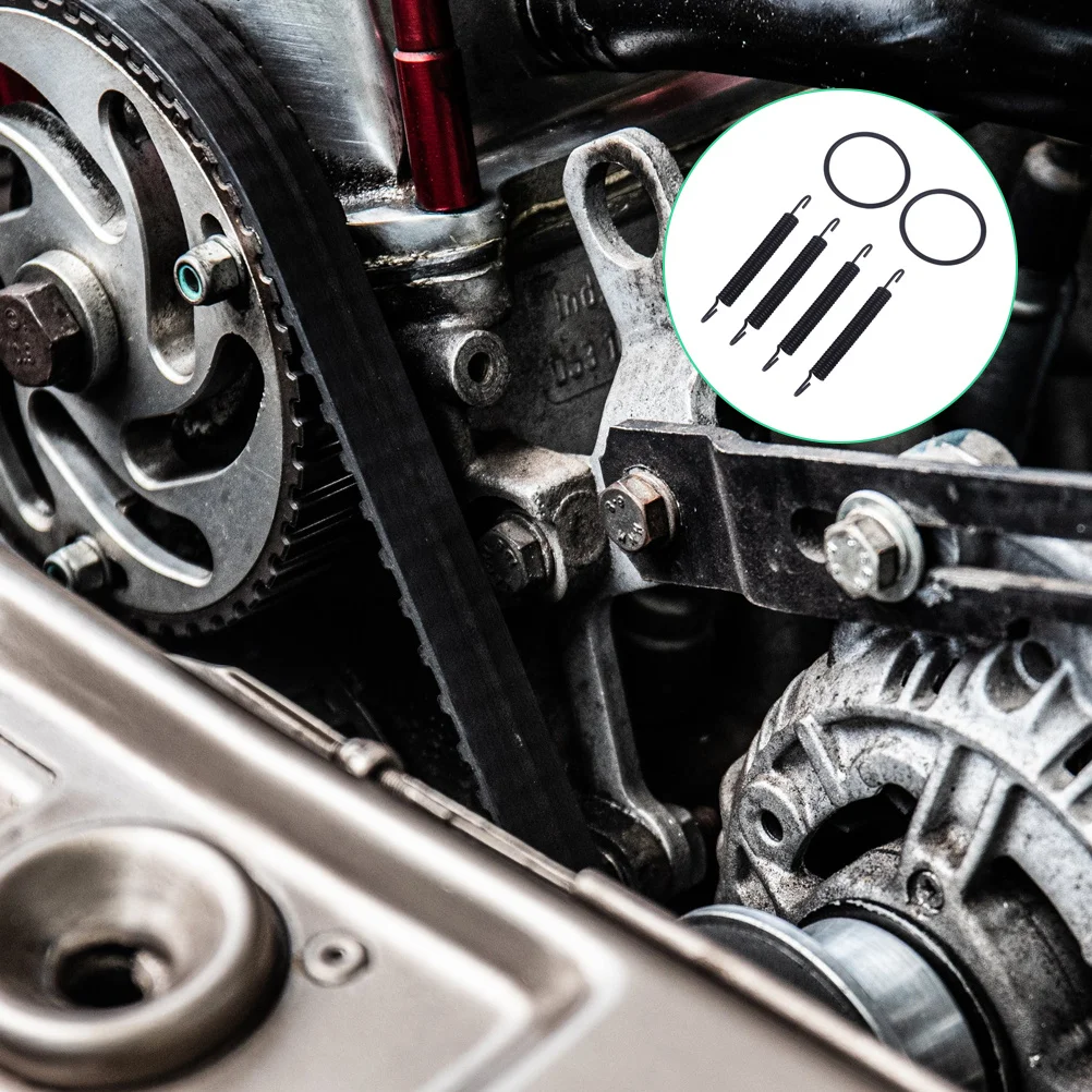 

1 set 1 Set Exhaust Spring Kit Rotatable Hook Swivel Design For Motorcycle Parts Durable Rubber Steel Tube Spring Repair Tool