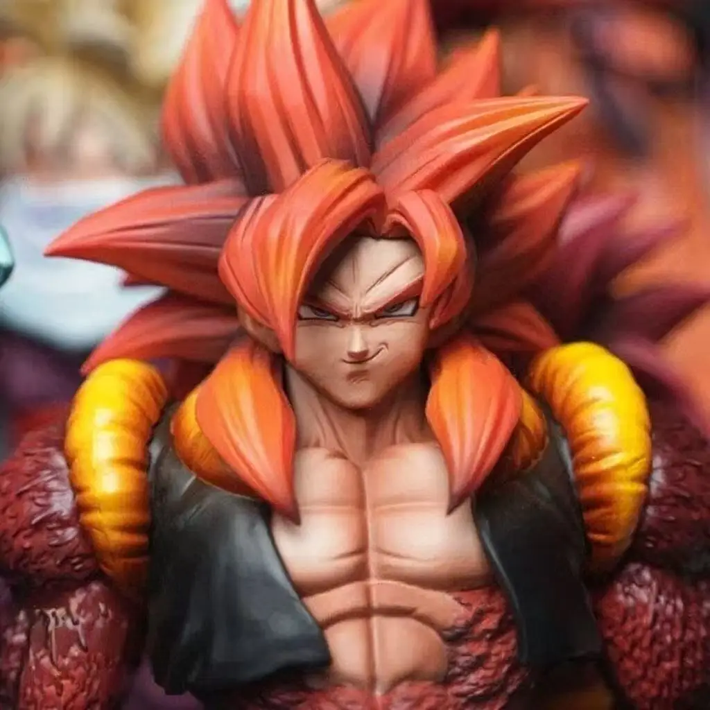YS Statue Dragon Ball Ssj4 Gogeta Figur mit Austauschbarem Körper Super Saiyan 4 Gogeta PVC Actionfiguren Sammlermodell Spielzeug Geschenke – Detail 3