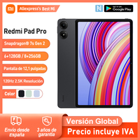 Xiaomi-Tablet Redmi Pad Pro Global Version 6GB + 128GB Snapdragon 7S Gen 2, 12.1 Inch 120Hz Screen 10000mAh Battery 33W Charging 8MP Camera