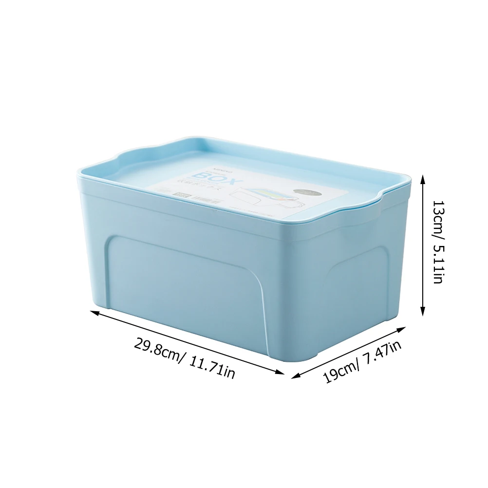 

Plastic Storage Box Lid ganizer Case for Cosmetics Sundries Multi Purpose Container Portable Bathroom Kitchen Bedroom Office Eco