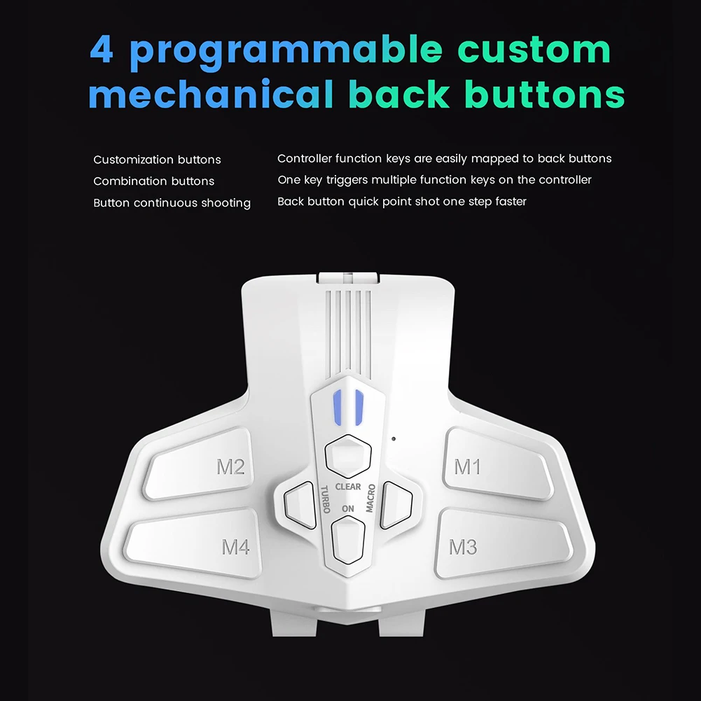 

Controller Paddles Multifunctional Ergonomic Mappings Back Button Attachment With Turbo Function For PS5 Controller Accessories