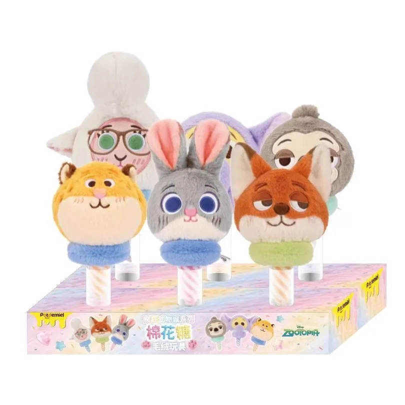 

Zootopia Judy Nick Cotton Candy Series Плюшевая кукла Брелок Милый ленивец и Vice Mayor of Sheep Мультяшный рюкзак Подвеска на молнии