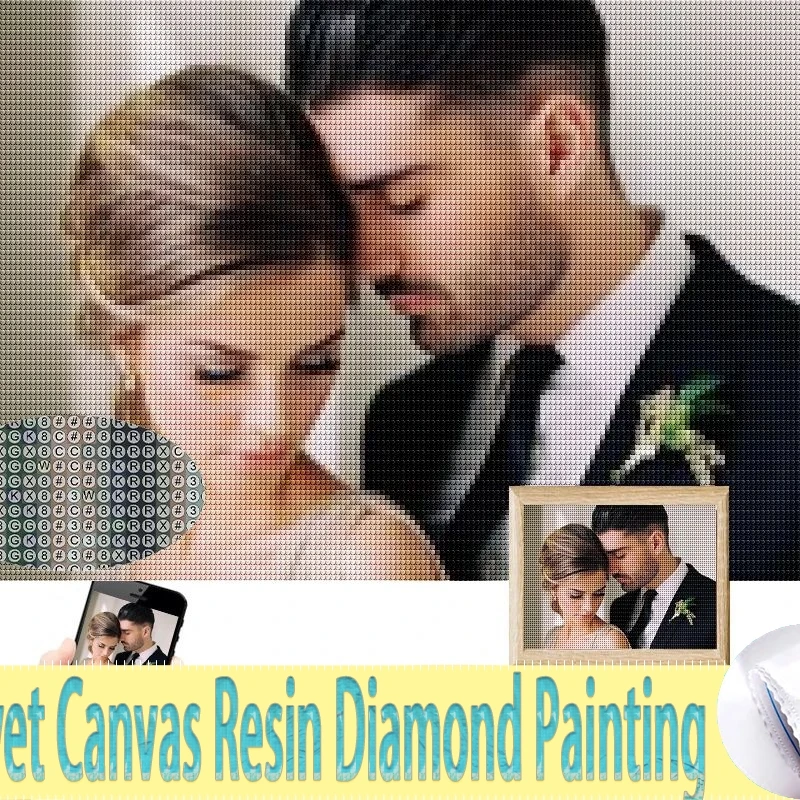 Foto trapano in resina personalizzato 5D fai da te velluto tela pittura diamante privato personalizzato punto croce mosaico ricamo decorazione di