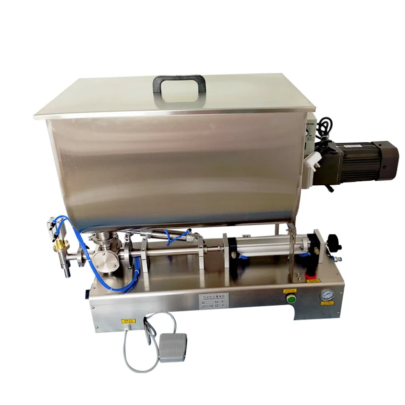 

Pneumatic Filling Machine Is Used For Paste Liquid Mixing And Quantitative Filling Machine