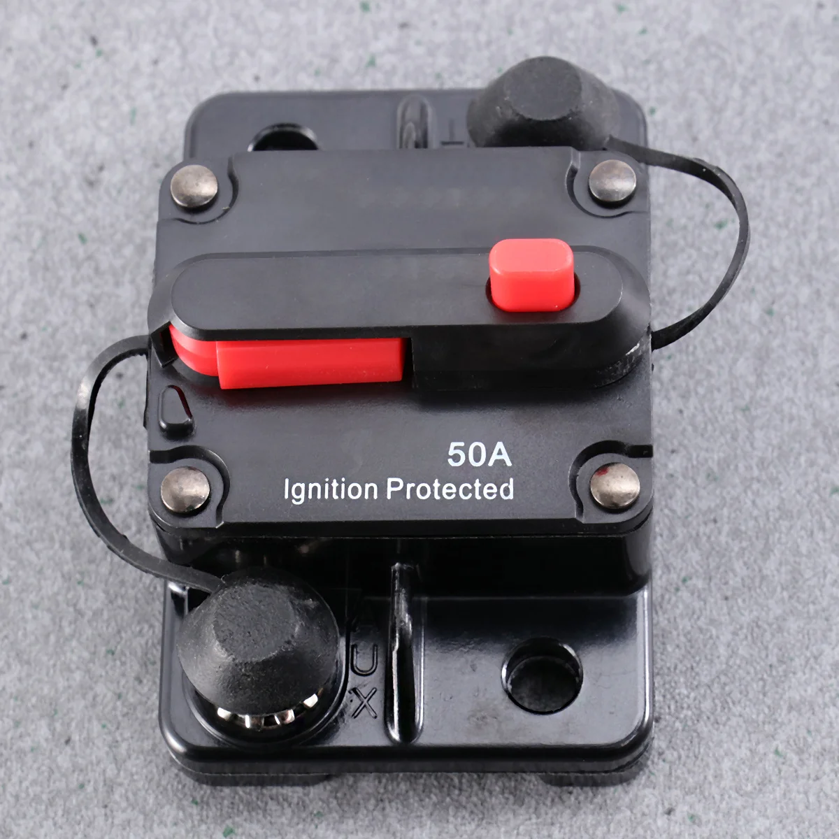 قاطع دائرة إعادة الضبط اليدوي عالي أمبير، قاطع دائرة مقاوم للماء، مفتاح مزدوج للحماية الكهربائية