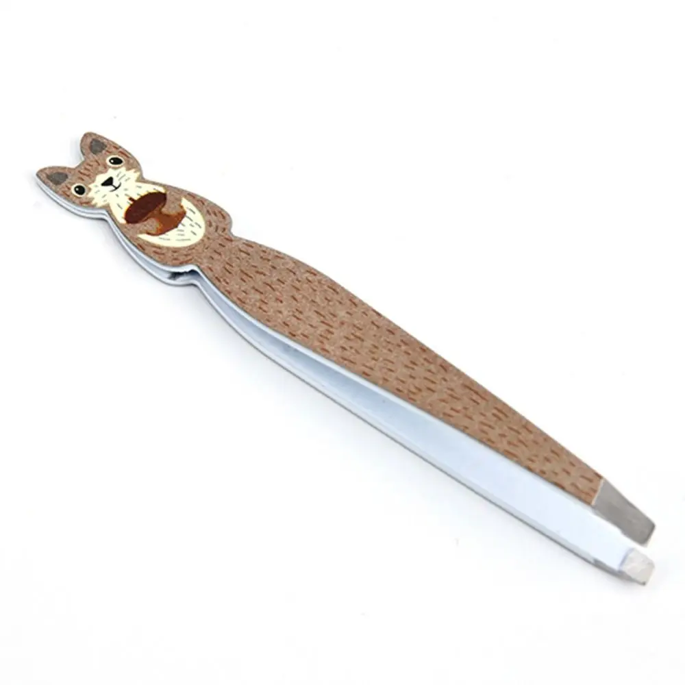 Cute Eyebrow Tweezers Cartoon Animals Hair Removal Eye Brow Clips Animal Shapes Multifunction Eyebrow Shaving Tools Women