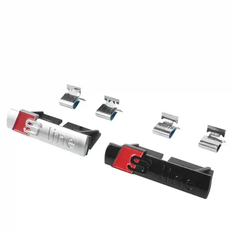 Line Logotyp Auto Front Galler Badge Sticker Metal S Line Emblem För Audi S A3 A4 B8 8P 8V B6 A5 A6 C7 Q5 B9 B7 C6 A1 Q7 Q3 Tt A7 10 best sales Audi RS4 B9 - №6