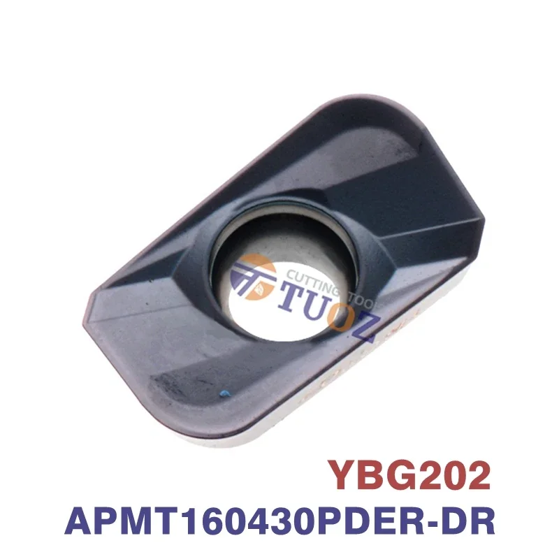 Imagem -03 - Ferramentas de Trituração do Torno do Cnc Inserção do Carboneto 100 Original Apmt160430pder-dr Ybg202 Yb9320 Apmt 160430 Pder Pder-dr
