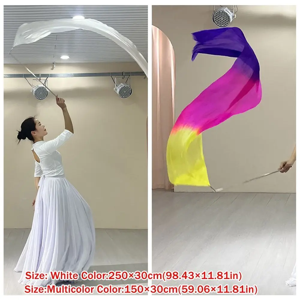 with Telescopic Sticks Belly Dance Accessories Props Multicolor Dance Party Colorful Scarves Flag Lightweight Scalable Rods