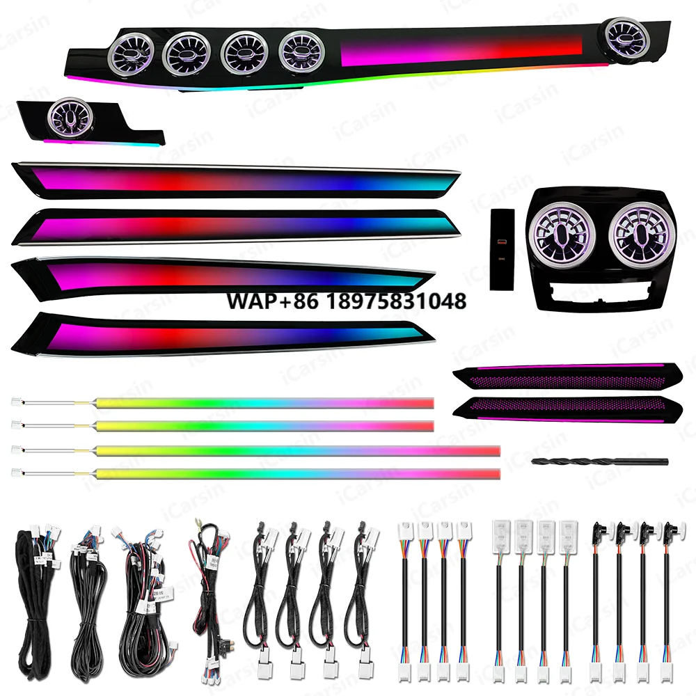

Upgrade 256 Colors LED Car Interior Ambient Light for E Class W212 2010-2015 Strip Accessories Decoration
