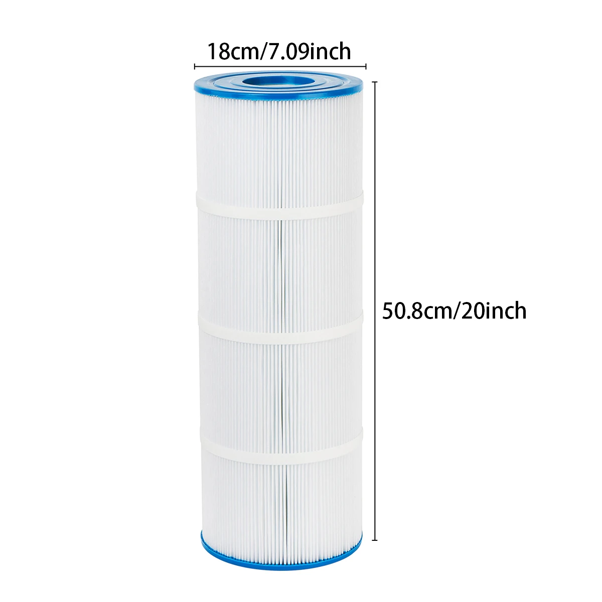 Wkład filtra basenowego PLFPCC80 do POOLPURE Pentair CCP320 Pleatco PCC80-PAK4 Ultral-A5 Unicel C-7470 R173573 Filbur FC-1976