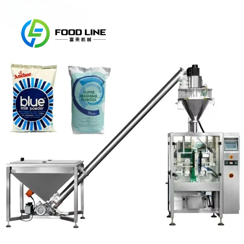 Sachet Powder Packaging Production Line Precise Micro Filling Unit For Small Weight Seasoning Powder Single Package Production