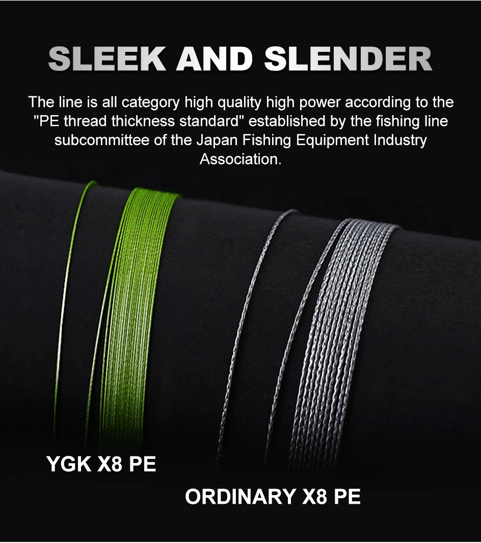 Original YGK X BRAID UPGRADE X8 PE Fishing Line 8 Braided Japan Quality PE Line #0.6-#4 14LB 16LB 22LB 25LB 30LB 40LB 50LB