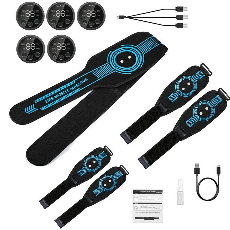 

Smart Waist Abdominal Muscle Trainer Muscle Toner Abdominal Toning Belt For Arm Leg Training Home Fitness Massager Equipment