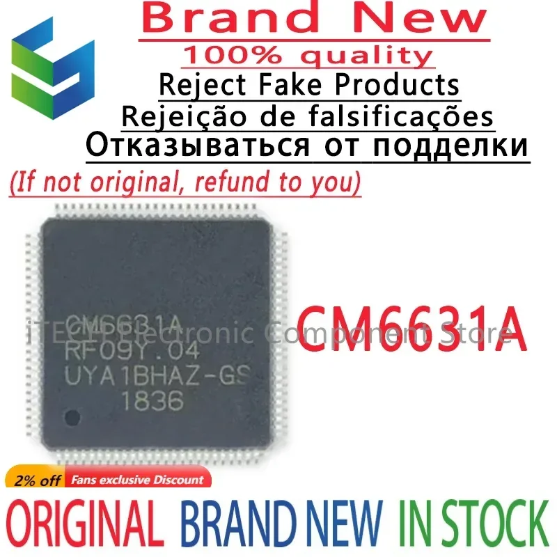 

1PCS/ CM6631 New Original CM6631A LQFP-100 Chip IC