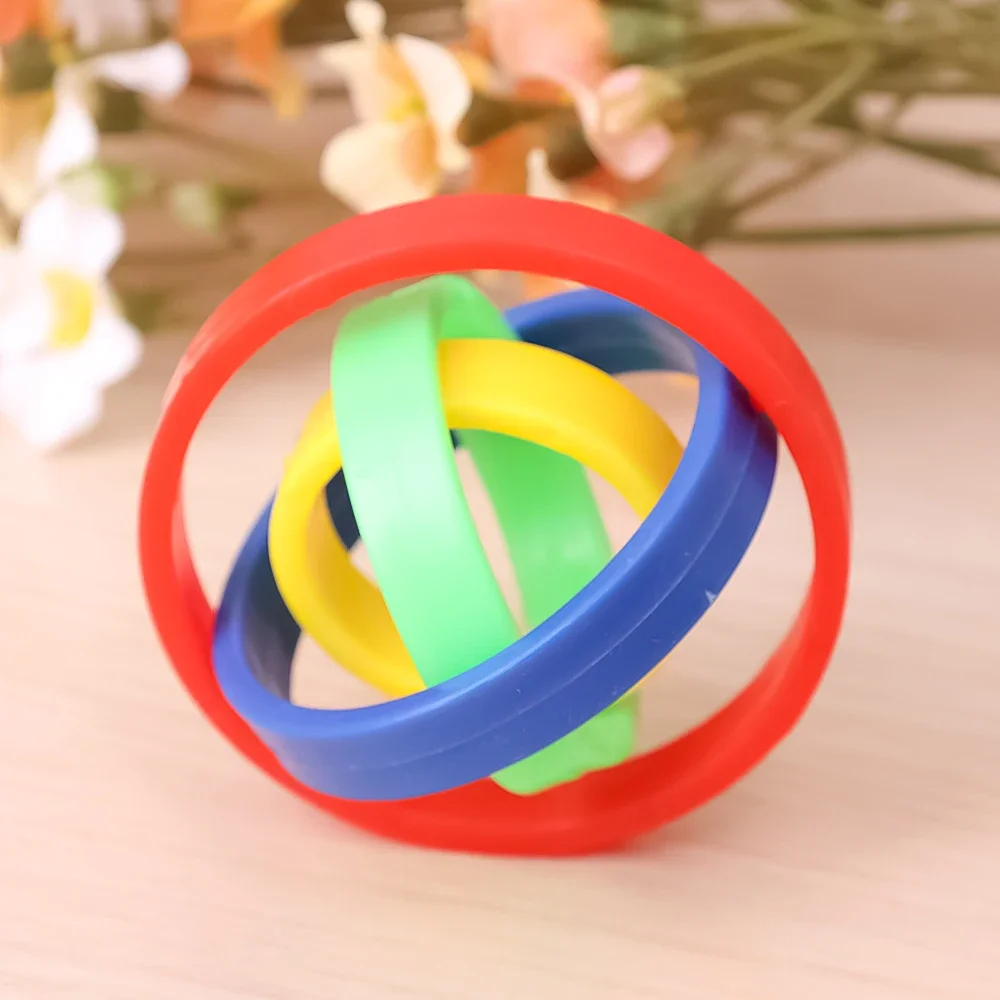 Stress Relief Sensory Fidget Toys para Crianças, 3D Novidade Rainbow, Finger Spinners, Descompressão, Jogos de Inteligência, 1-6Pcs