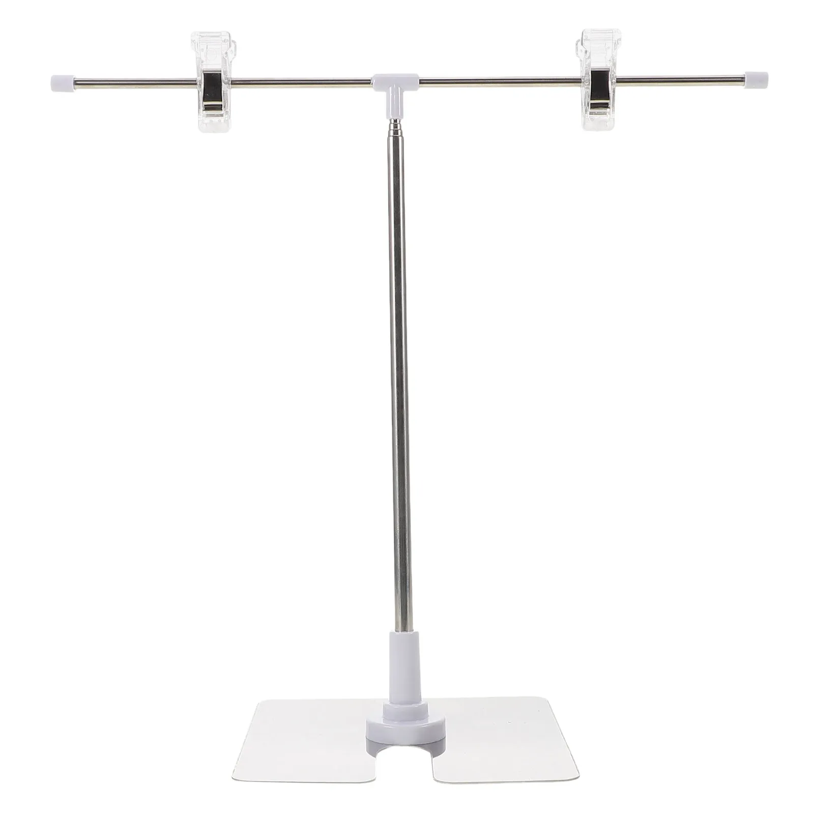 Metal Banner Holder Stand Desktop Poster Display Rack Adjustable Pop Advertising Poster Stand for Supermarket Store Office