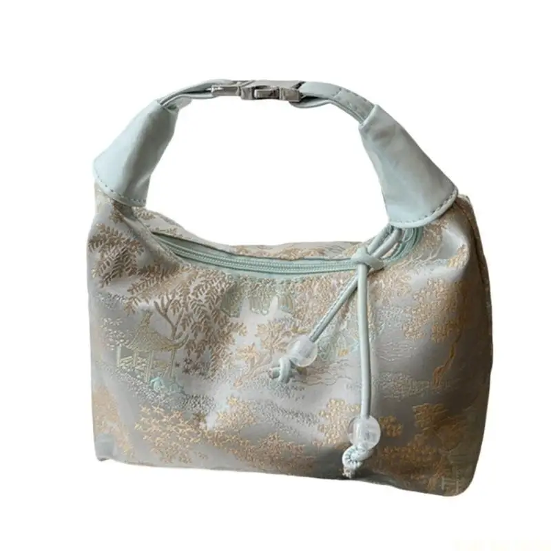 

X90D Shoulder Bags for Women Chinese Embroidery Shoulder Crossbody Bag Trendy Handbag Purses Elegant Handbag Gifts