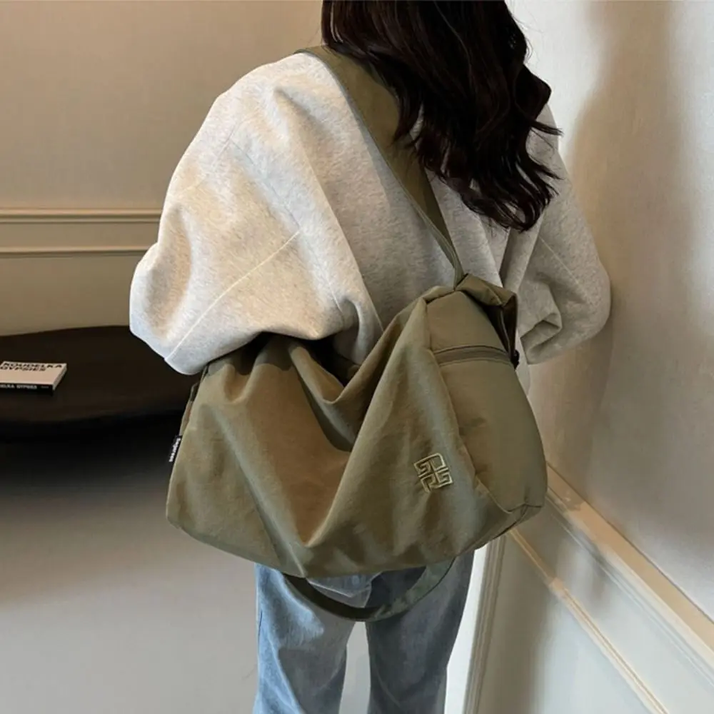 Bolsa tote de viagem multifuncional portátil, alta capacidade com bolso para sapatos, esportes, academia, fitness, yoga, mochila