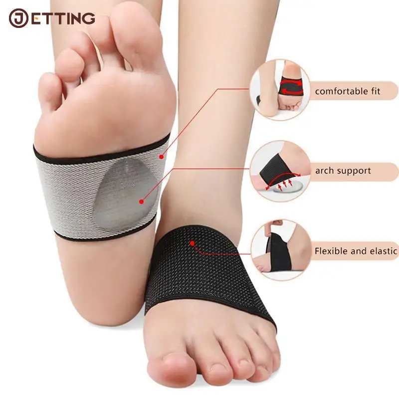 Foot Pads Arch Pad Support Insoles For Flat Foot Correction High Arch Cushioning Plantar Fasciitis Pain Relief Orthopedic Insole