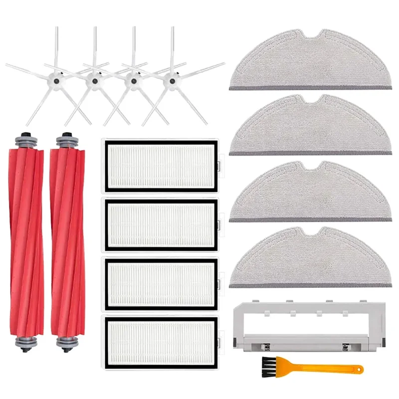 AT14 交換部品 Hepa フィルター Xiaomi Roborock Q7 Max / Max+ ロボット掃除機モップラグブラシカバースペアパーツ、B