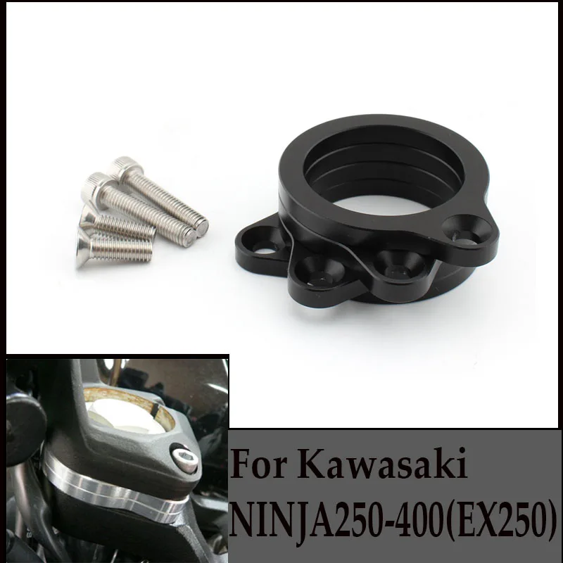 

FOR KAWASAKI ninja400/ninja250/ex250 Motorcycle Accessories Aluminum Raise Handlebar Heightening Code Riser Mount Clamp AdapterH