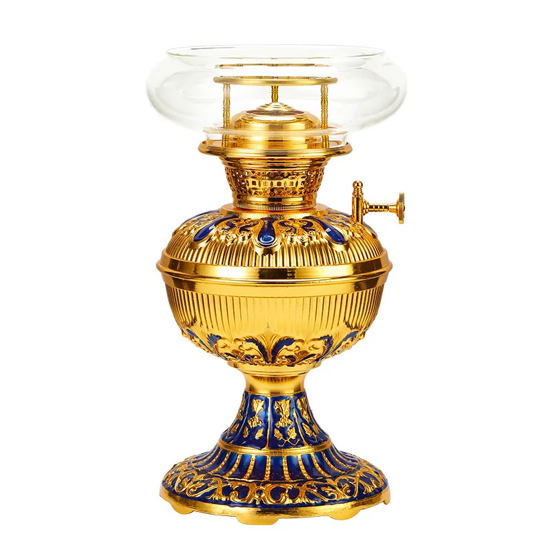 

Air lamp lamp pure brass boiling water tea stove open flame tea lamp retro Chaoshan Kung Fu tea set