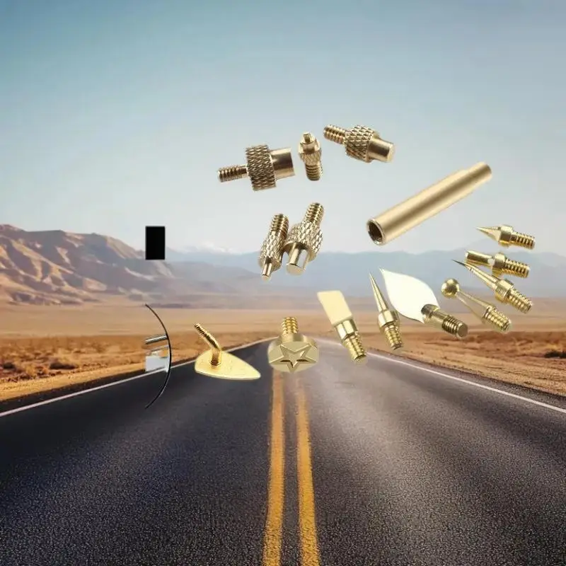 Инструмент для паяльника 3D-принтера: железное жало 7/9/10 шт., латунная резьба M2 M3 M4 M5 M6 M8, гайка с тепловой вставкой