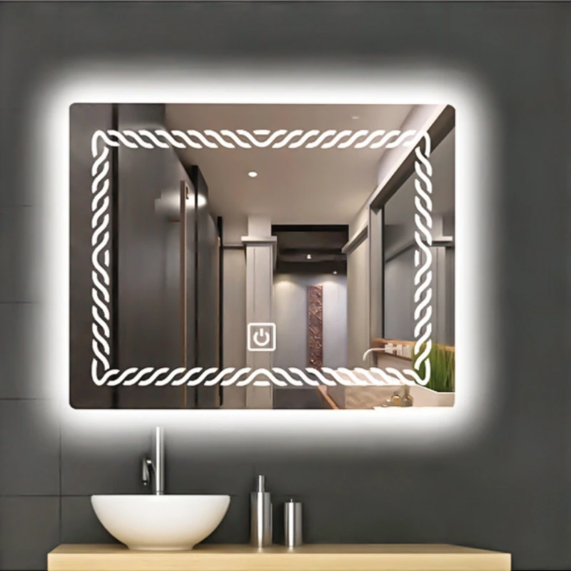 Wholesale Frameless LED Smart Bathroom Mirror Custom Touch Screen Vanity Mirror