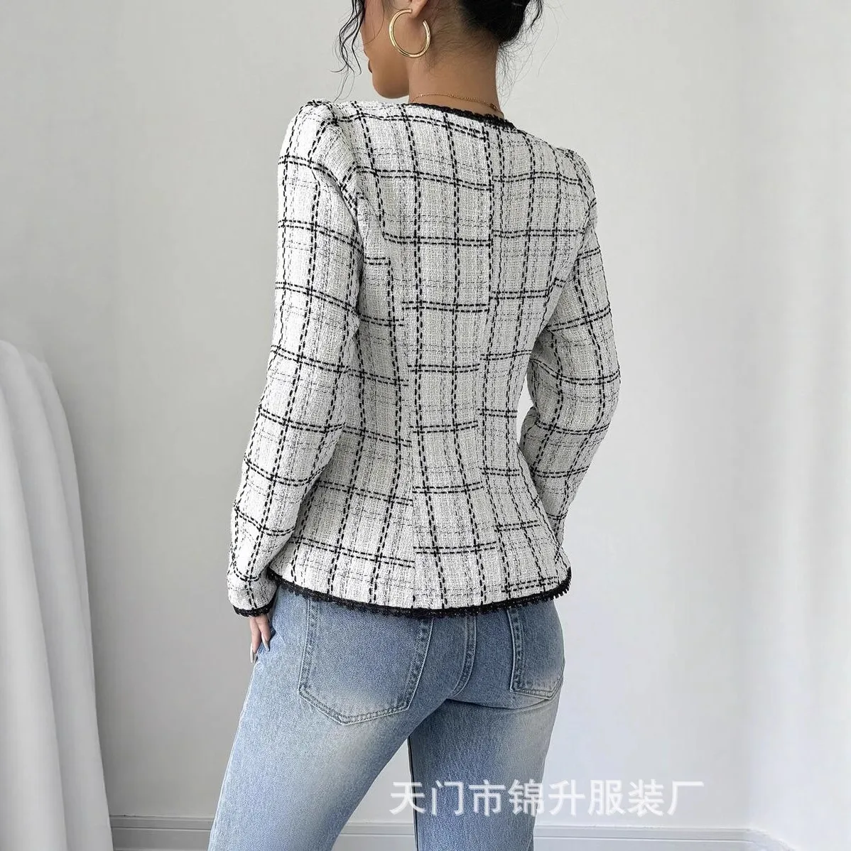 Women's Fashionable And Elegant Commuting Casual Blazer Jacket Wedding Dress Vestidos Lace Femme Prom