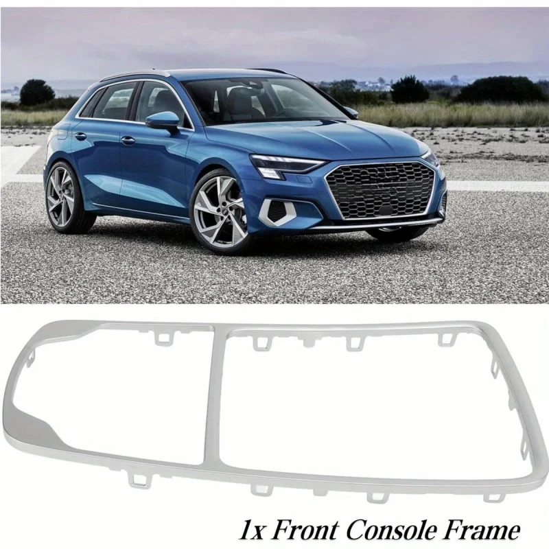 Panel de palanca de cambio de marchas para consola central, embellecedor envolvente aplicable2013-2020AudiA3 S3 RS3, marco frontal Interior cromado ABS 8V0
