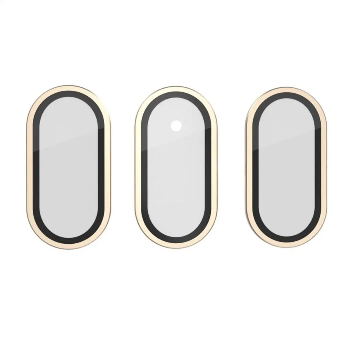 【HOME-TOOLS!】3Pcs Tempered Glass For Meta Quest 3 Camera Lens Protector HD Lens Anti-Scratch Protective Film VR Accessories Gold