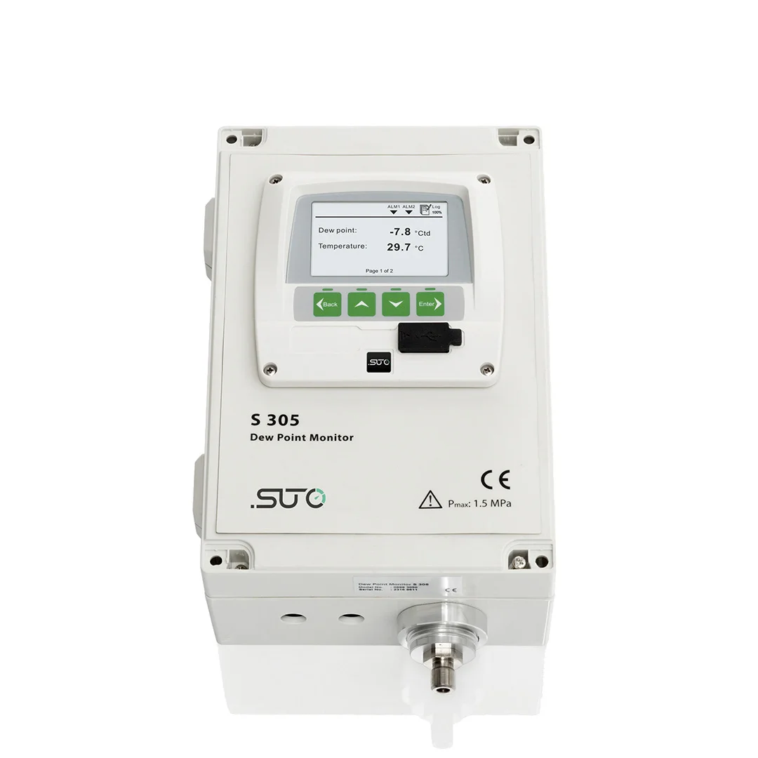 SUTO S305 Dew Point Monitor Measurement With Internal Relays or Alarm Units Alarm Indication Dew Point Transmitters