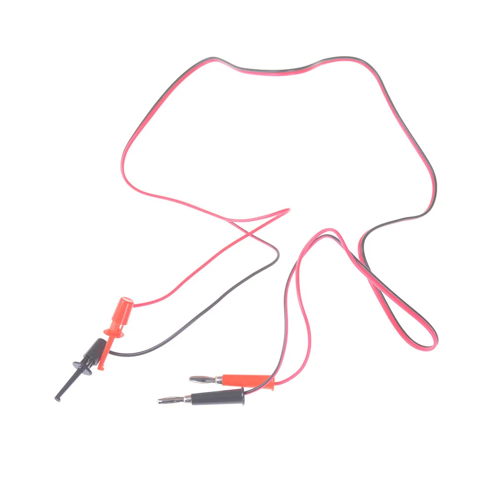 Multimeter Test Banana Plug To Test Hook Clip Probe Cable For Multimeter