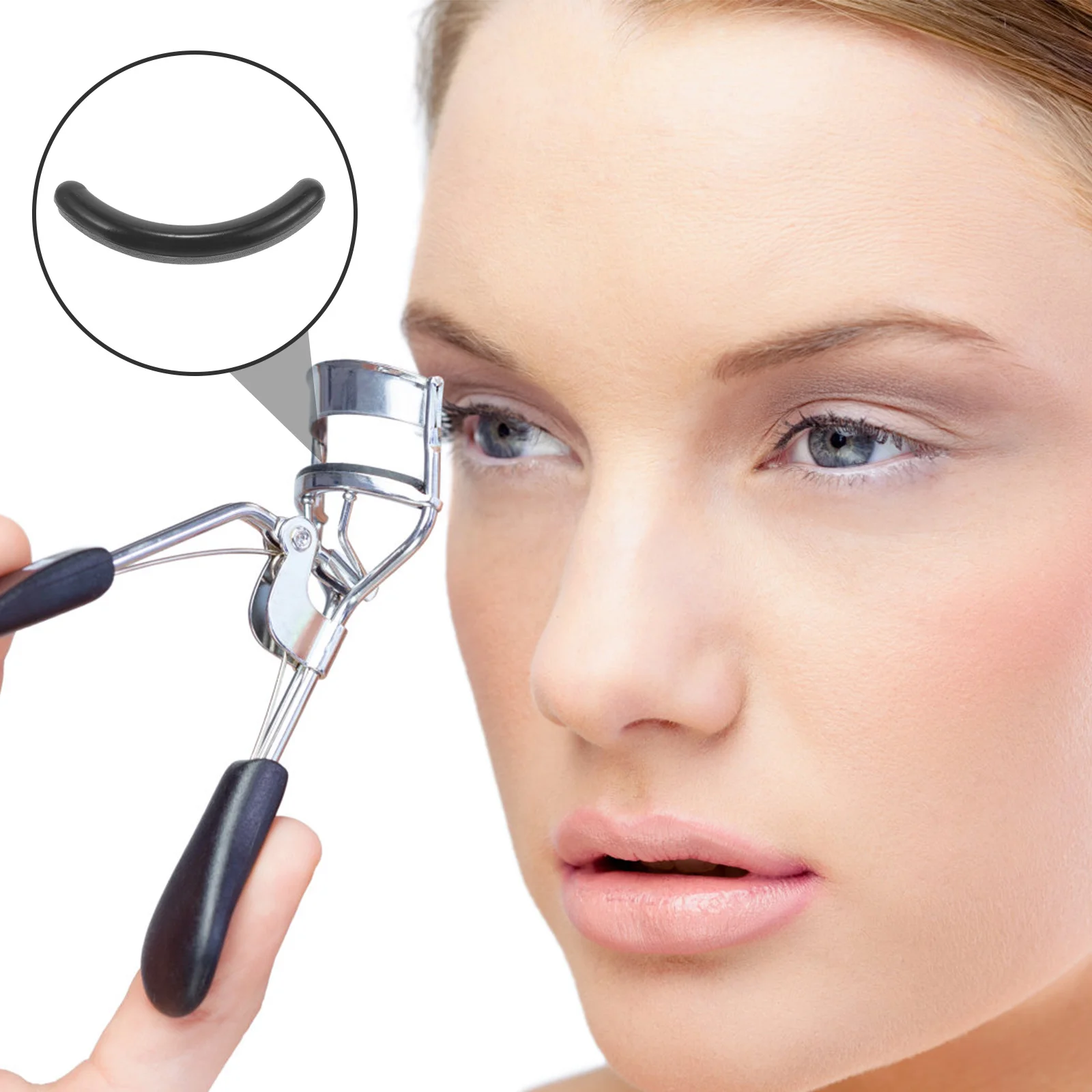 16 قطعة منصات إعادة تعبئة الرموش سيليكون استبدال الوسائد لينة للنساء قابل للغسل قابلة لإعادة الاستخدام صديقة للبيئة عبوة منصات رمش #3