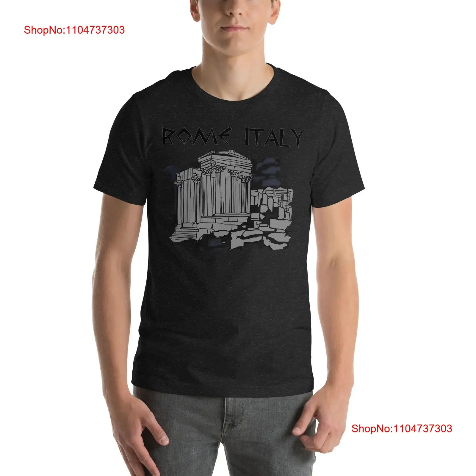 

Рим, Италия, футболка, сувенир, путешествия, римская Европа, винтажный стираный растянутый слегка топ для повседневной носки, уличная одежда унисекс