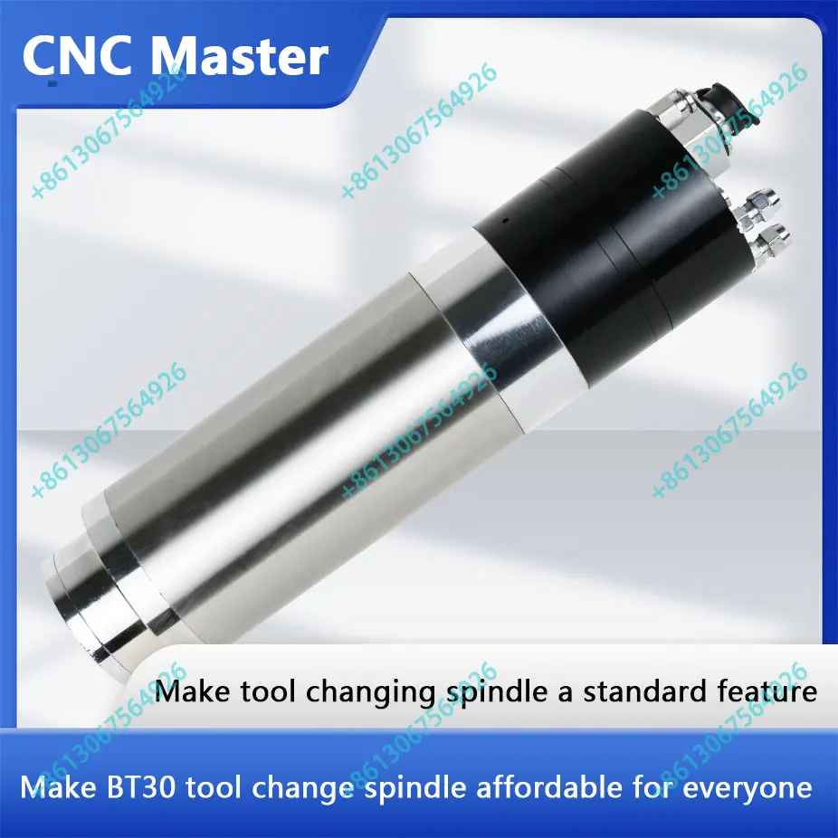 3.2Kw BT30 engraving machine spindle tool change pneumatic high speed steel ball bearing finishing CNC high power high torque