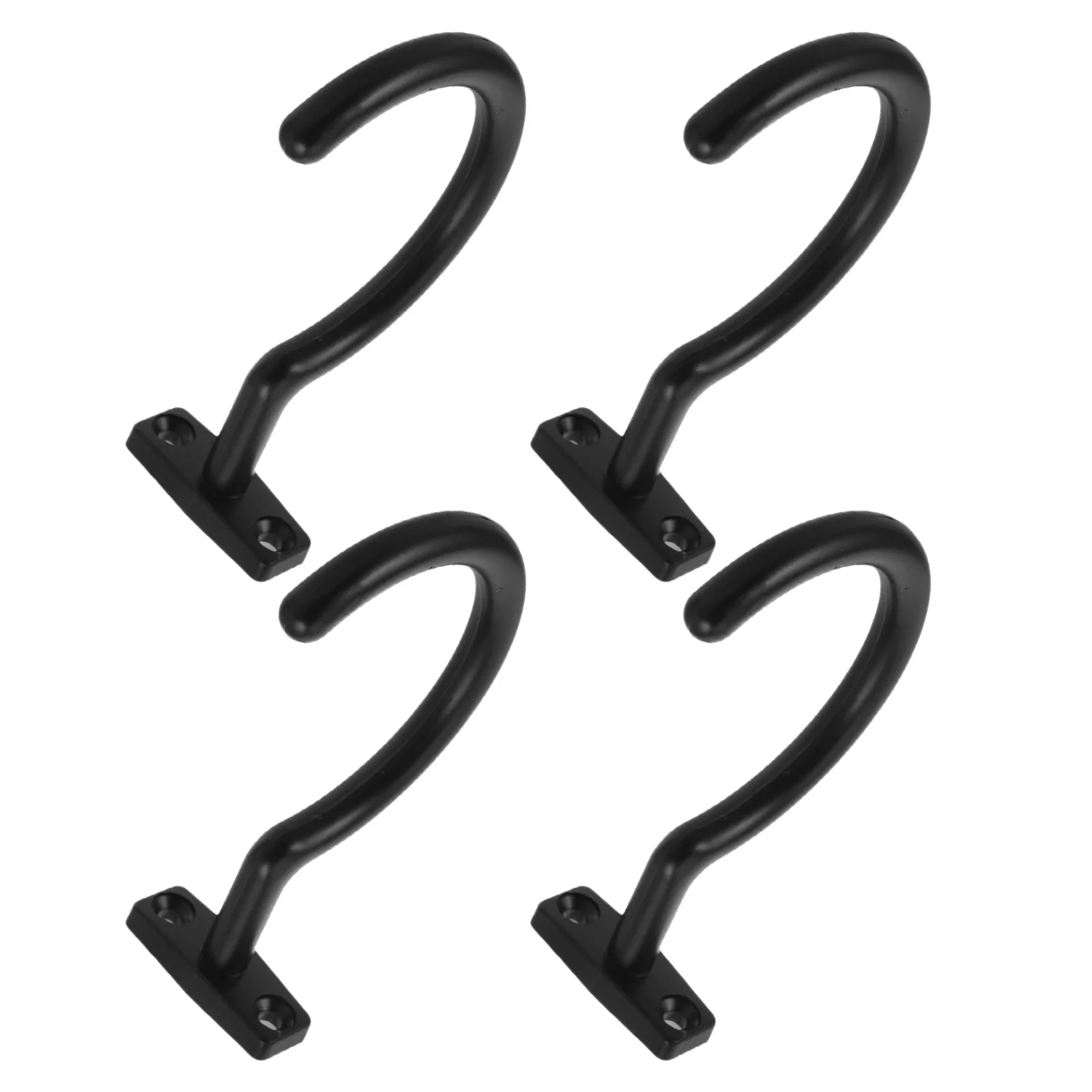 

Набор крючков для черного бильярдного стола из 4 предметов - прочный железный держатель для кия для снукера и бильярда, стеллаж для хранения кия под столом, компактный