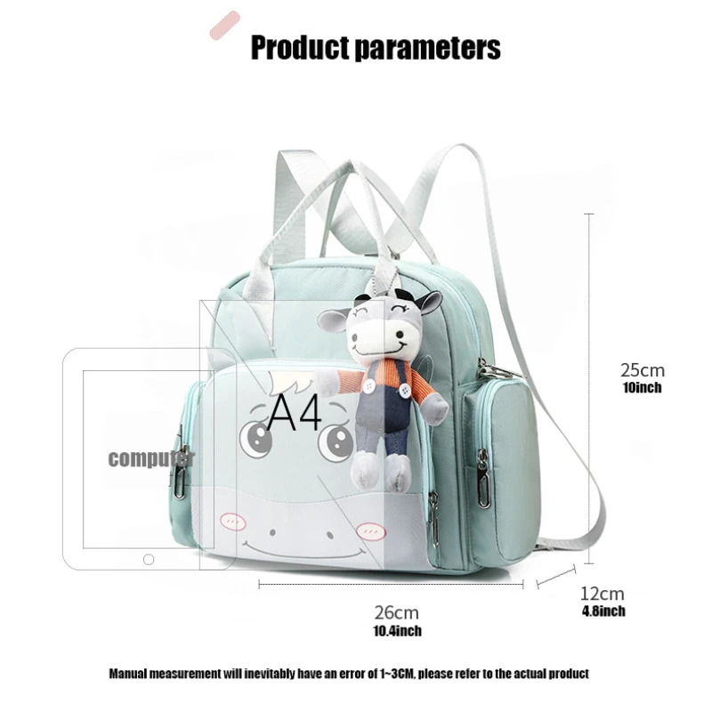 Maternity Bag for Baby Bags for Mom Cartoon Pattern Maternity Backpack Baby Nappy Bag Waterproof Travel Diaper Bags Packages New