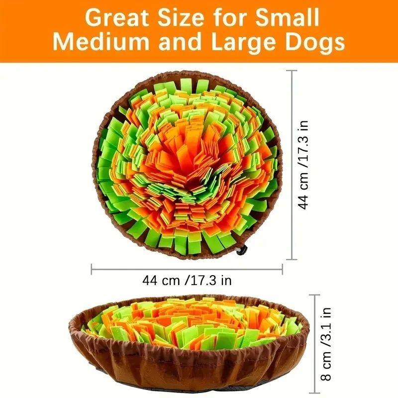 

Моющийся коврик для нюхания собак, игрушка для медленного кормления и психического обучения, портативная фетровая нюхательная подушка для игр-головоломки